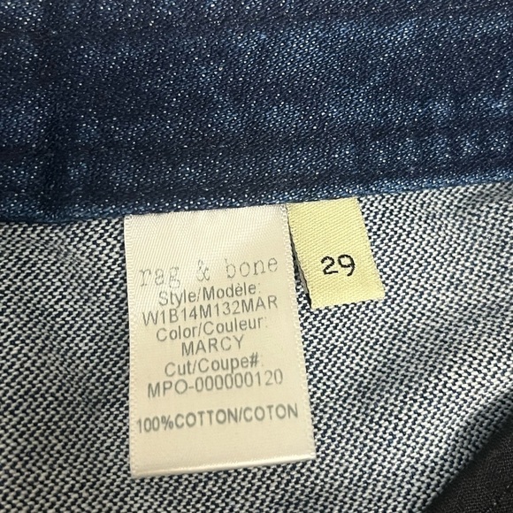 RAG & BONE Blue Racer Miniskirt Size 29 - Picture 7 of 10